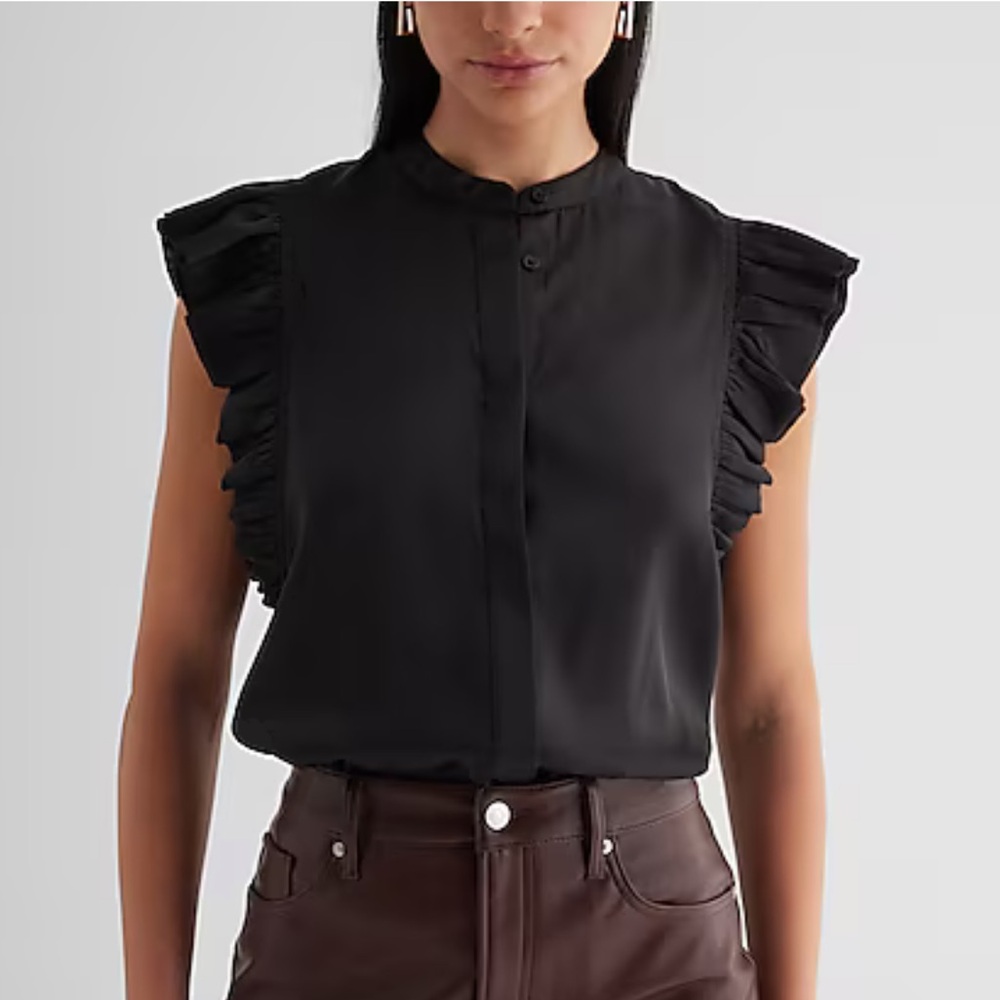 Express Flutter Sleeve Button Up Gramercy Shirt